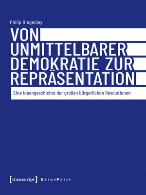cover image of Von unmittelbarer Demokratie zur Repräsentation